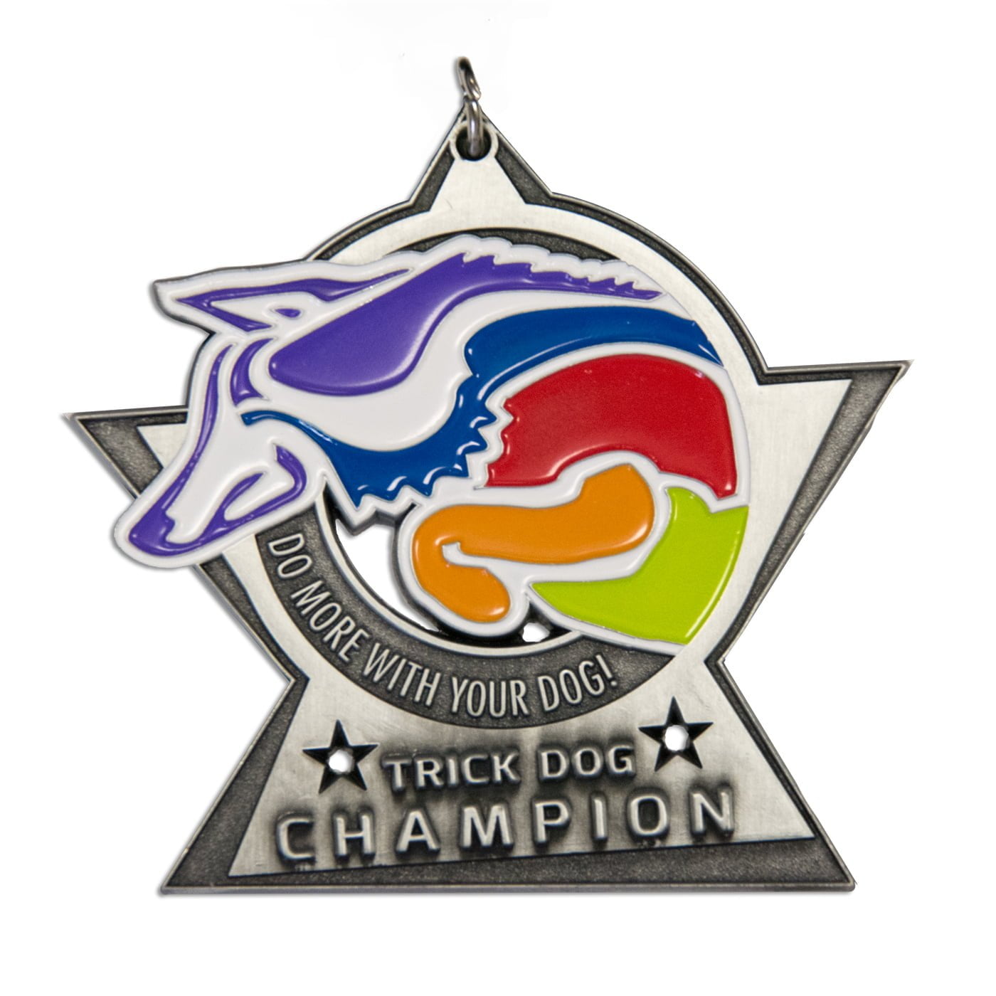 Logo Dog Tag w/ Chain - Trick Drums U.S.A.