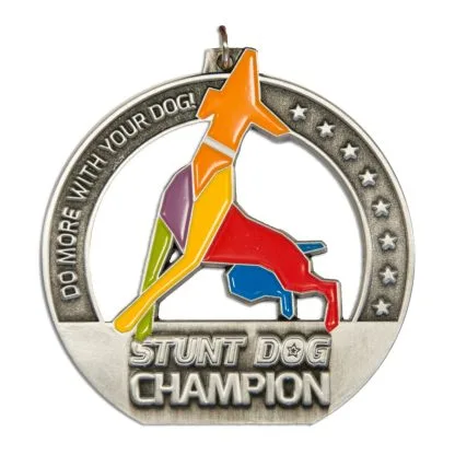 Stunt Dog Champion Medal - Image 3