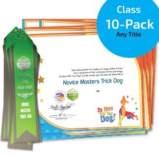 AKC Trick Dog Ribbons (10 Pack)