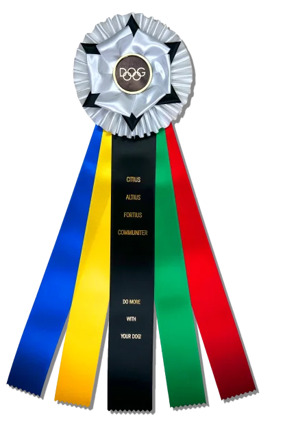 Dog-lympics Rosette