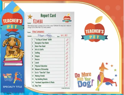 Teacher's Pet Certificate & Ribbon