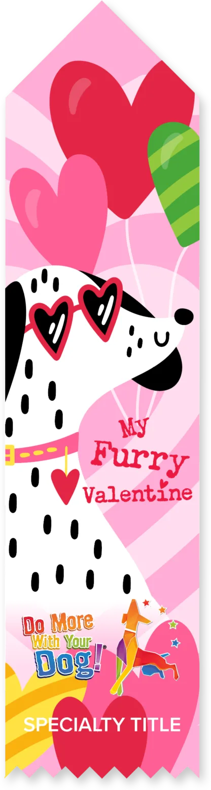 My Furry Valentine Certificate, Ribbon, Sticker - Image 2