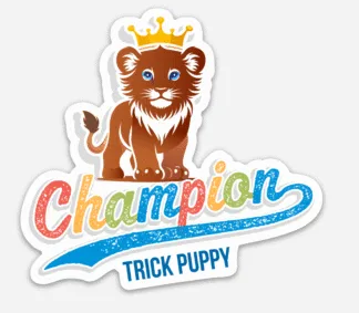 Puppy CH Cling-Sticker