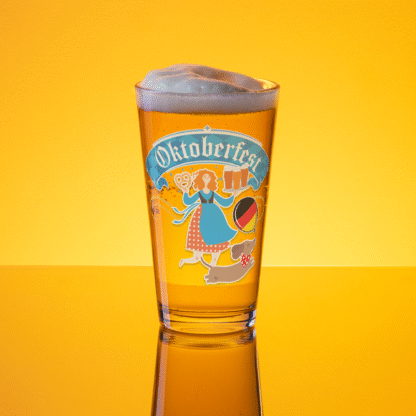 Oktoberfest pint glass
